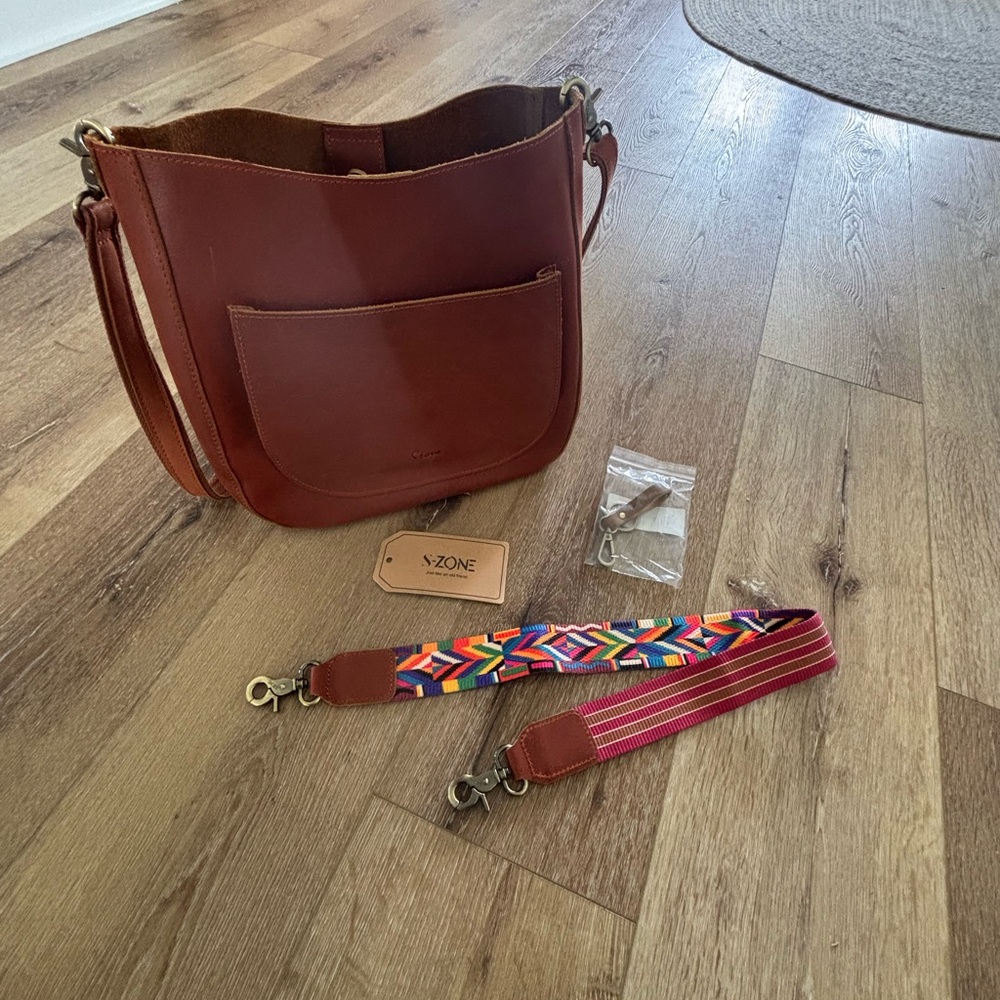 S-Zone Women’s Leather Crossbody Purse